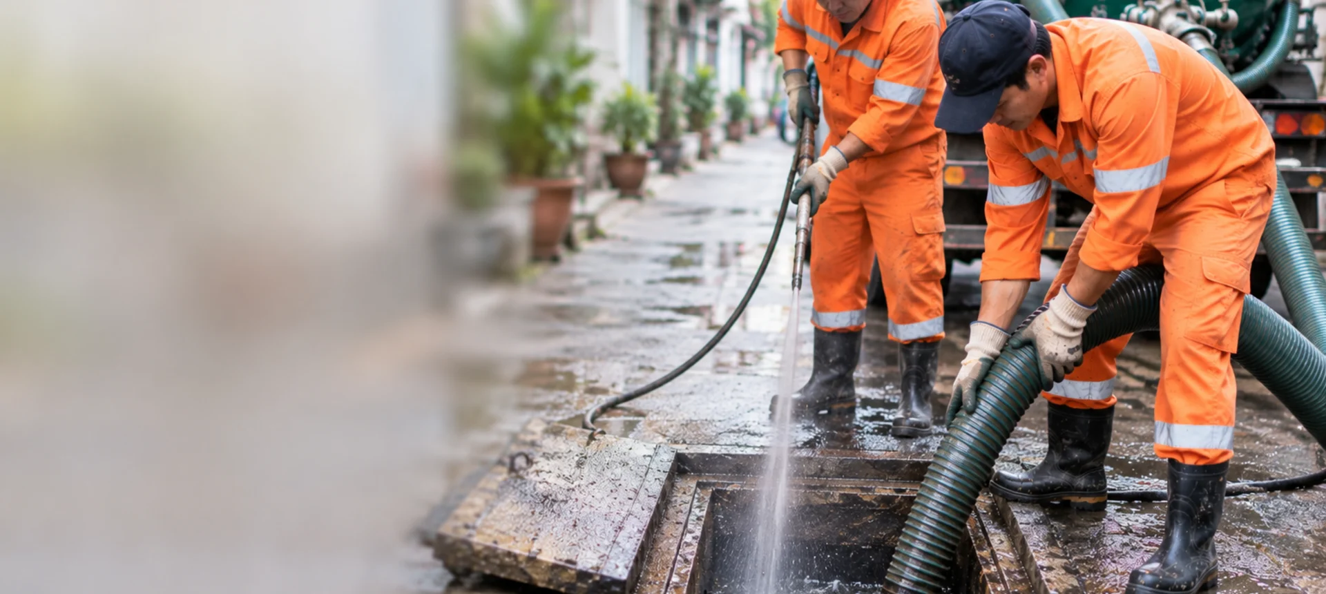 Nạo vét hố ga Hoàng Phát